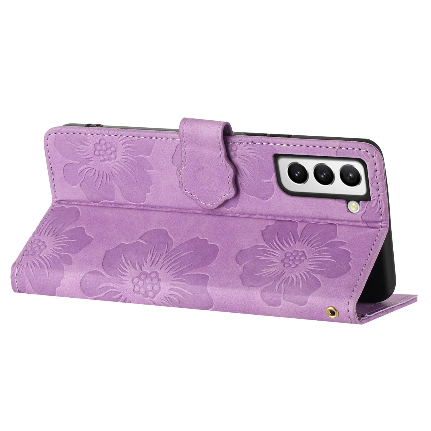 For Samsung Galaxy S22 5G Shockproof PU Leather Phone Case Stand Wallet Flowers Imprinted Phone Case For Samsung Galaxy S22 5G Shockproof PU Leather Phone Case Stand Wallet Flowers Imprinted Phone Case